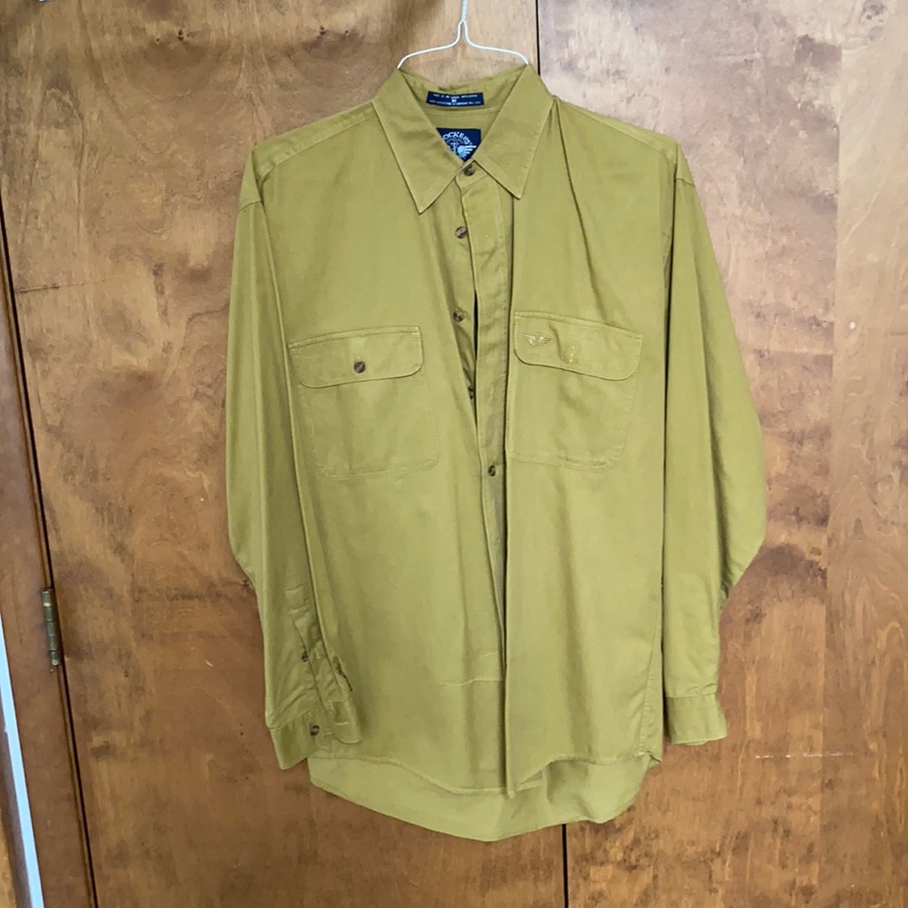 Dockers Mens Double Pocket Button Down Shirt
